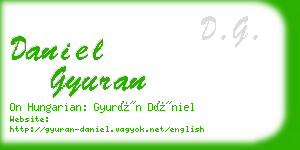 daniel gyuran business card